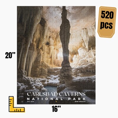 Carlsbad Caverns National Park Jigsaw Puzzle, Family Game, Holiday Gift | S10 - image4